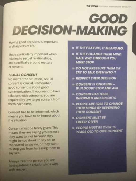 The NZCPA Players’ Handbook.