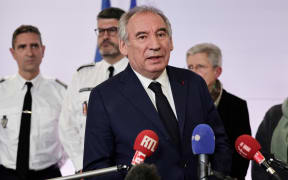 New French Prime Minister Francois Bayrou speaks to media in Paris on 14 December, 2024.