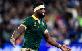 South Africa’s Siya Kolisi celebrates