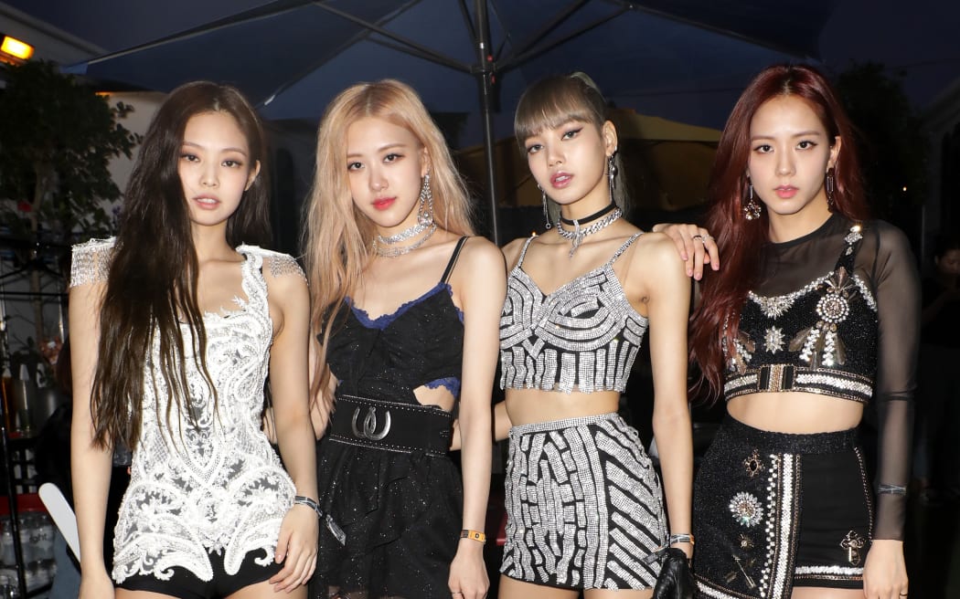 Jennie Kim, left, Rosé, Lisa and Jisoo of Blackpink.