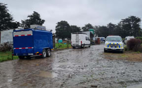 Police comb farmland at Canterbury's Greenpark area after new leads in the search for real estate agent Yanfei Bao.