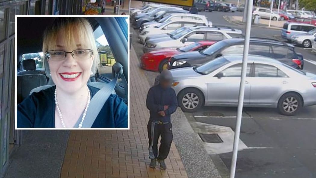 Lucy Knight (inset) and a CCTV image of a man police want to speak to.