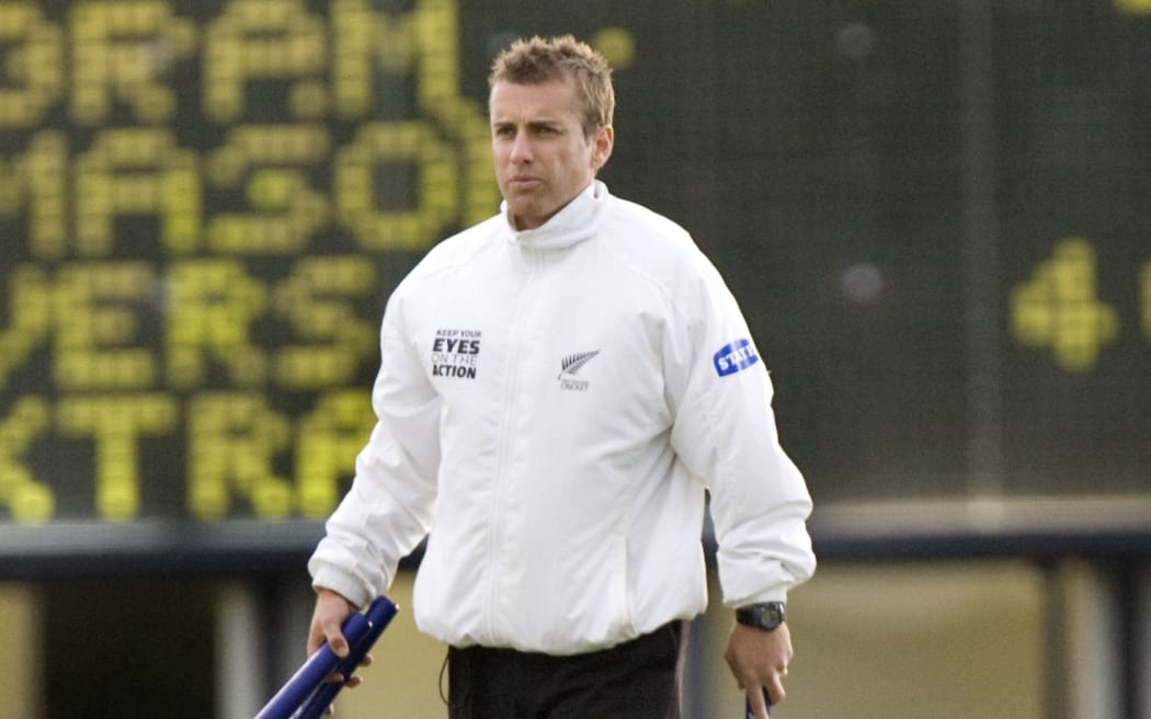 Chris Gaffaney - his police training will come in handy during the Ashes series.