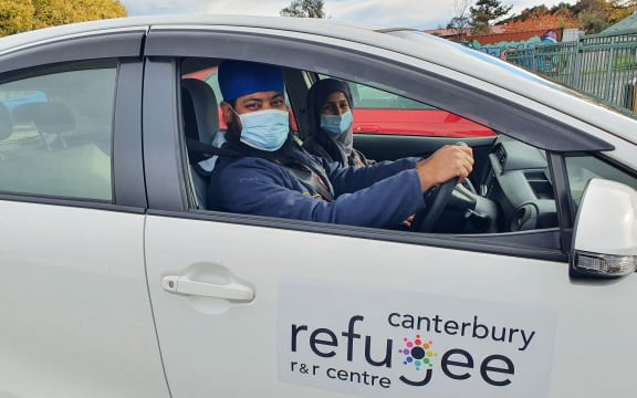 Amanrir Vohra Singh in the centre's dual control learning car