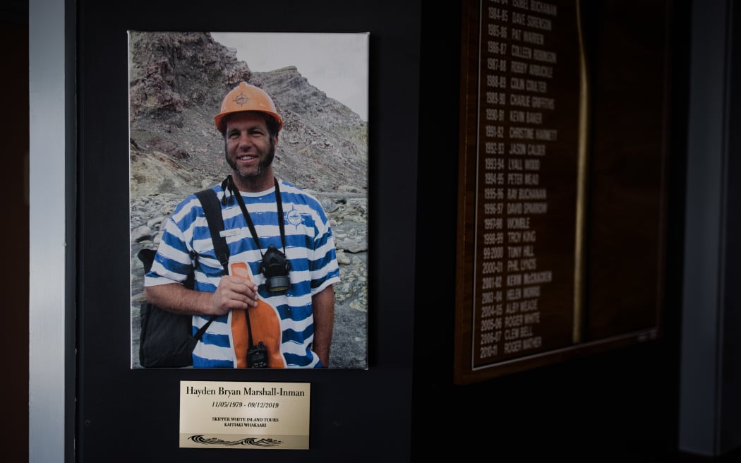 Tour guide Hayden Marshall-Inman whose body has not been recovered since the Whakaari White Island eruption.