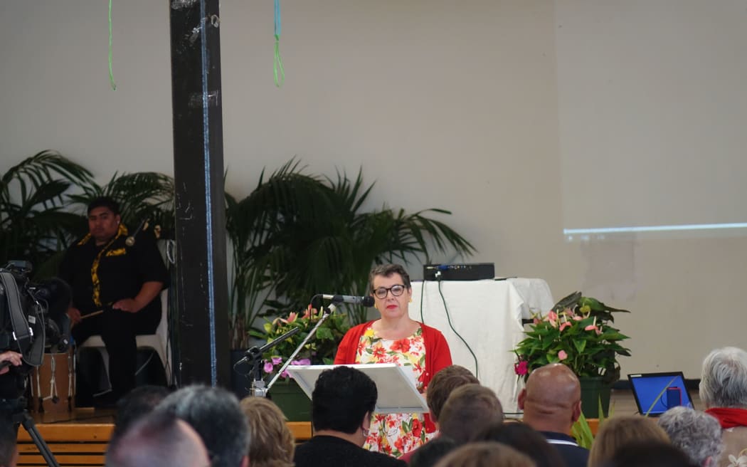 The CEO of the Cancer Society New Zealand, Claire Austen.