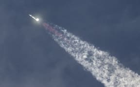 The SpaceX Starship spacecraft lifts off from Starbase in Boca Chica, Texas, on March 14, 2024. SpaceX on Thursday carried out the third test launch of Starship, the world's most powerful rocket that is vital to NASA's plans for landing astronauts on the Moon and Elon Musk's hopes of eventually colonizing Mars. (Photo by CHANDAN KHANNA / AFP)