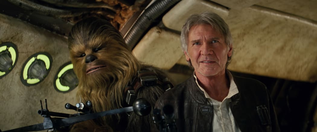 Harrison Ford in Star Wars: The Force Awakens