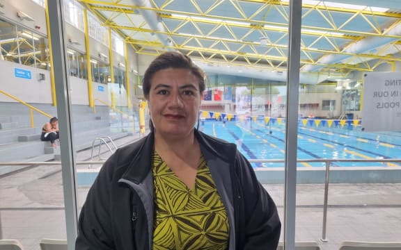 Councillor Josephine Bartley at the Māngere Welfare Centre, which was shifted to the community fitness centre in Mangere to meet the demand for help. 31/1/23