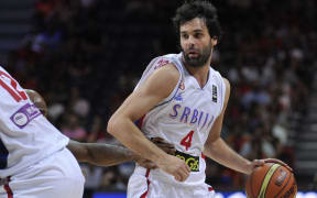 Serbia player Milos Teodosic