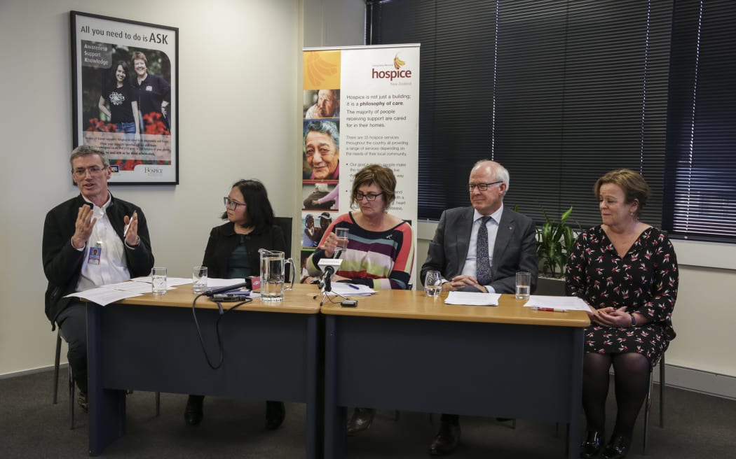 From left to right, Dr Ian Gwynne-Robson, Dr Salina Lupati, Jacqui Bowden-Tucker, Prof Rod MacLeod, Mary Schumacher