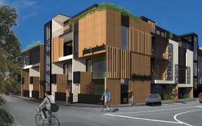 The design concept for an inner city apartment development on a site designated as a Special Housing Area.
