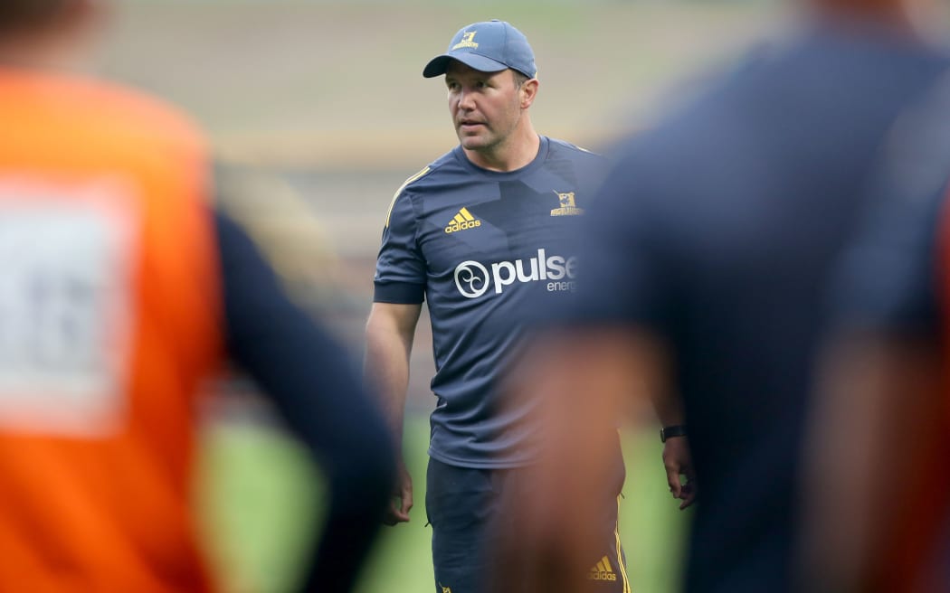 Highlanders coach Aaron Mauger.