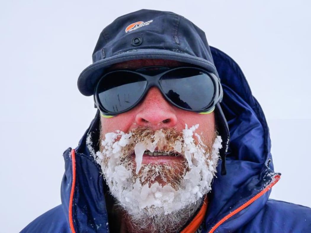 Henry Worsley during his solo unaided traverse of Antarctica