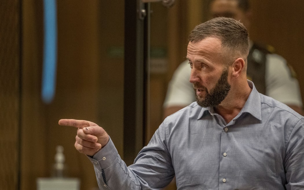 Nathan Smith - victim impact statement.

PHOTO: JOHN KIRK-ANDERSON

Sentencing for Brenton Tarrant on 51 murder, 40 attempted murder and one terrorism charge.