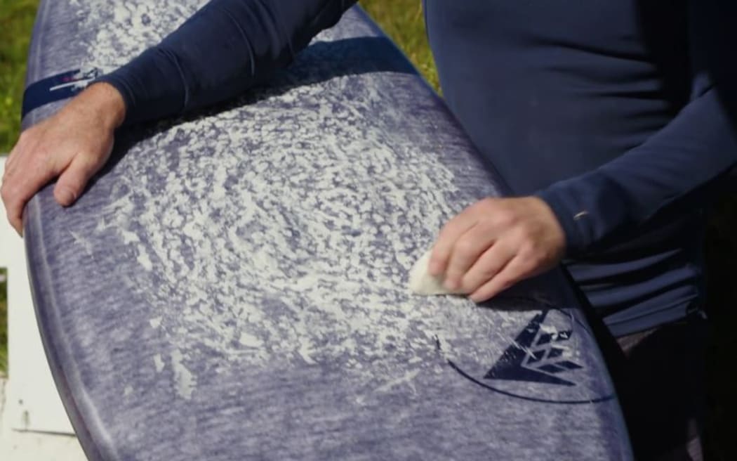 Wool surfboard