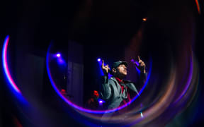 Tom Scott performs at The Civic in Auckland on 1 November, 2025.