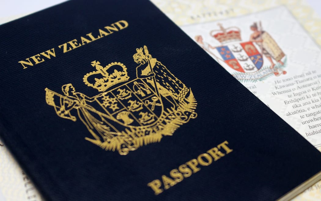 New Zealand passport.