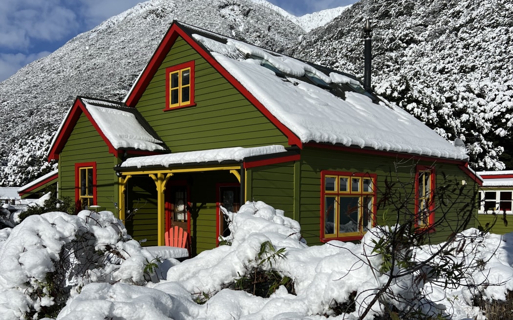 Snow at Arthur's Pass on August 19th