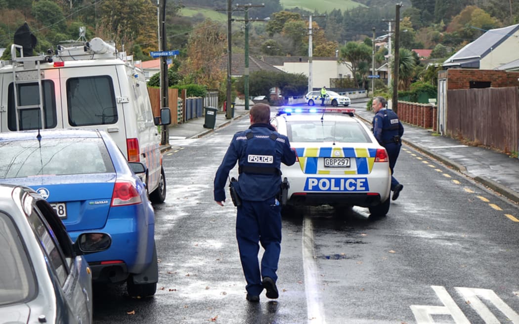 Police in North Dunedin are looking for a man after an incident earlier today.