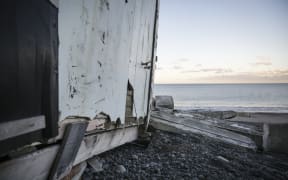 25072016 Photo Rebekah Parsons-King. Haumoana residents have been pressuring council to help them protect their homes along the coast.