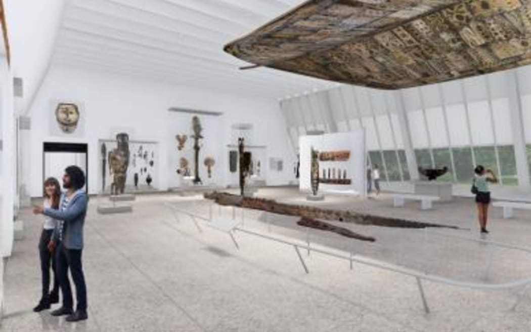 Arts of Oceania galleries at New York's Metropolitan Museum of Art