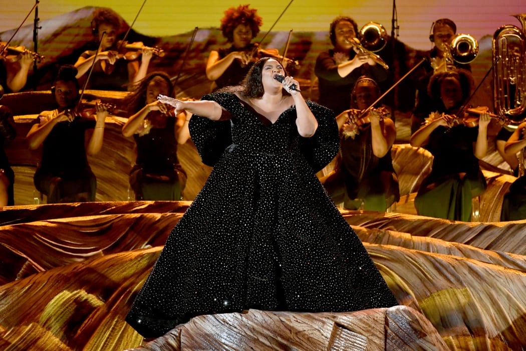 Lizzo performs onstage during the 62nd Annual GRAMMY Awards at STAPLES Center on January 26, 2020 in Los Angeles, California.