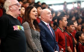 Erica Stanford, Chris Luxon  at Manurewa Intermediate