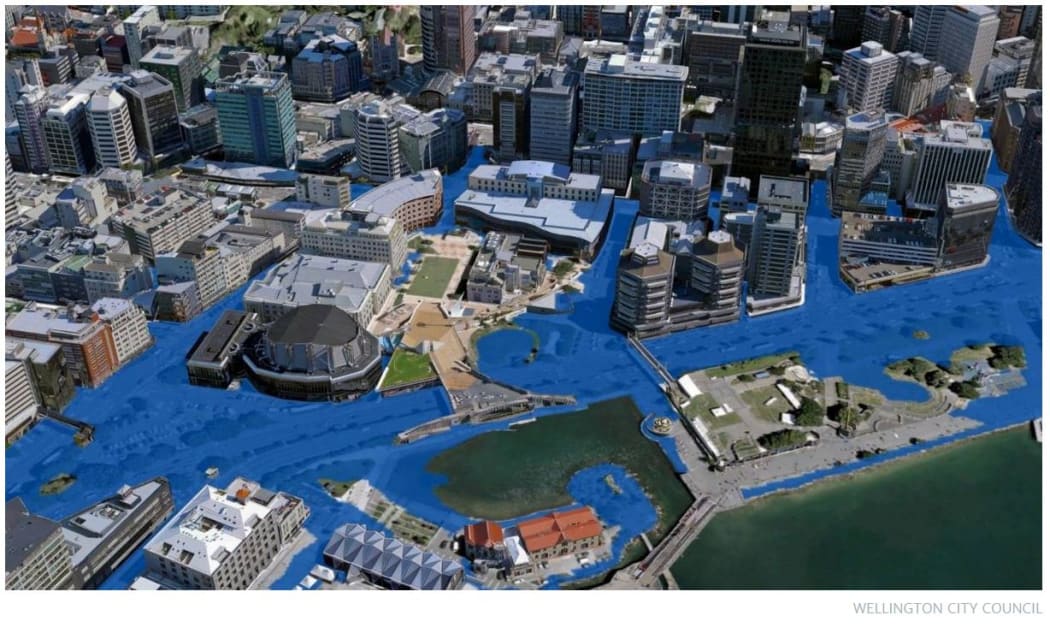 Wellington City Council computer modelling of the possible impact of climate change