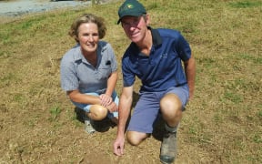 Okaihau dairy farmers Jane and Rob Hutchings.