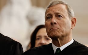 WASHINGTON, DC - JANUARY 20: U.S. Supreme Court Chief Justice John Roberts attends inauguration ceremonies in the Rotunda of the U.S. Capitol on January 20, 2025 in Washington, DC. Donald Trump takes office for his second term as the 47th president of the United States.   Chip Somodevilla/Getty Images/AFP (Photo by CHIP SOMODEVILLA / GETTY IMAGES NORTH AMERICA / Getty Images via AFP)