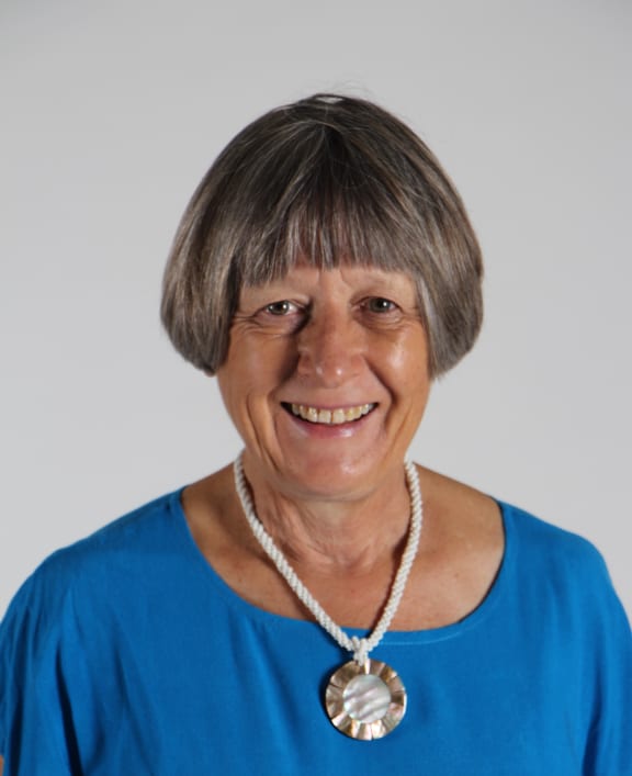 A portrait of former teacher and PPTA President Shona Smith.