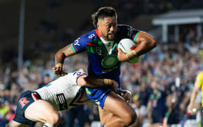 Warriors Adam Pompey during the Telstra NRL Premiership against Roosters.