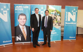 Jami-Lee Ross and Simon Bridges