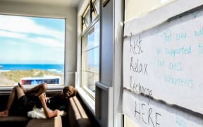 Piha was hit hard by Cyclone Gabrielle and people are still staying at the surf club as they cannot return to their homes.