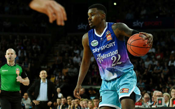 Sek Henry.
SKY Sport Breakers v Illawarra Hawks, National Basketball League, Spark Arena, Auckland, New Zealand. 30 November 2019.