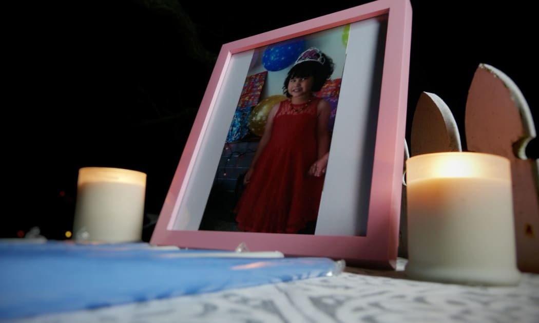 A photo of Maggie at the vigil.