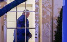 President Donald Trump returns to the White House after a weekend at his Palm Beach, Florida.