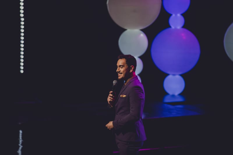 Comedian James Nokise.