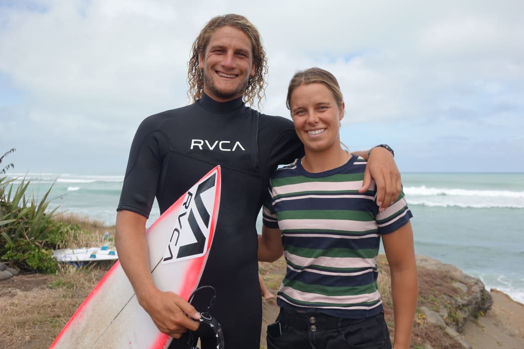 Mahia’s Ricardo Christie will join Taranaki’s Paige Hareb on the World Surf League tour this year.  Photo Robin Martin