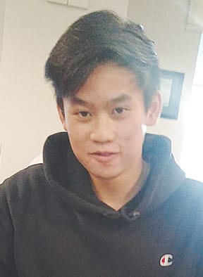 Fletcher Wong, 19, from Wellington.