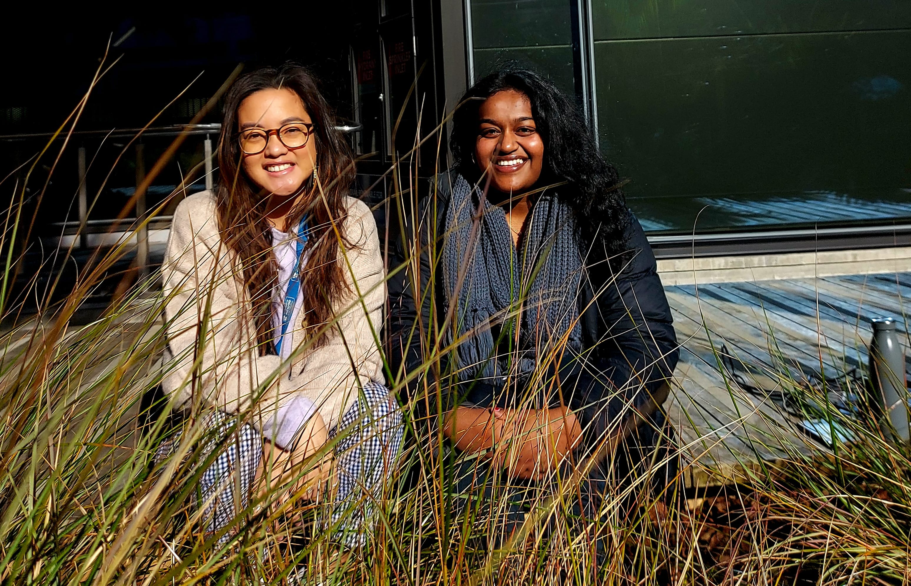 Nikki Singh (R) and Lovely Dizon (L) on their involvement in the Youth19 report on East and South Asian students in Aotearoa
