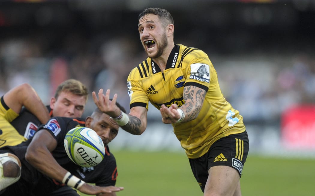 Hurricanes halfback TJ Perenara.