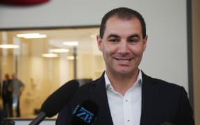 Ex-National MP Jami-Lee Ross at his first public appearance since receiving treatment for mental health issues.