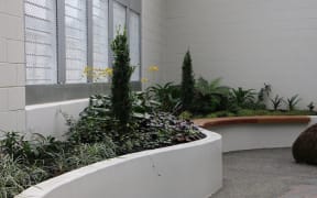 The sensory garden provided for inmates at Paremoremo Prison's new wing.