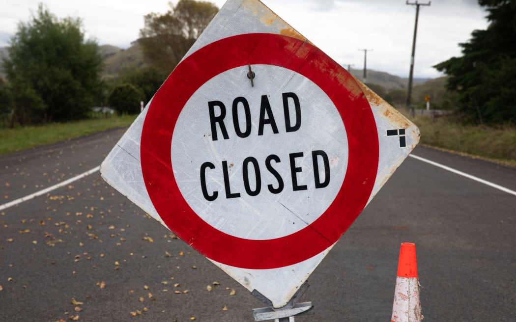State Highway 35 north of Tologa Bay has been closed