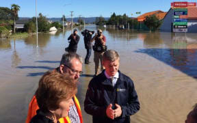 Bill English in Edgecumbe
