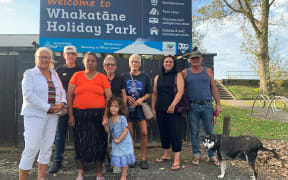Despite the council saying no one has been asked to leave the holiday park, this group of permanent residents and many others all say they have been told to go.