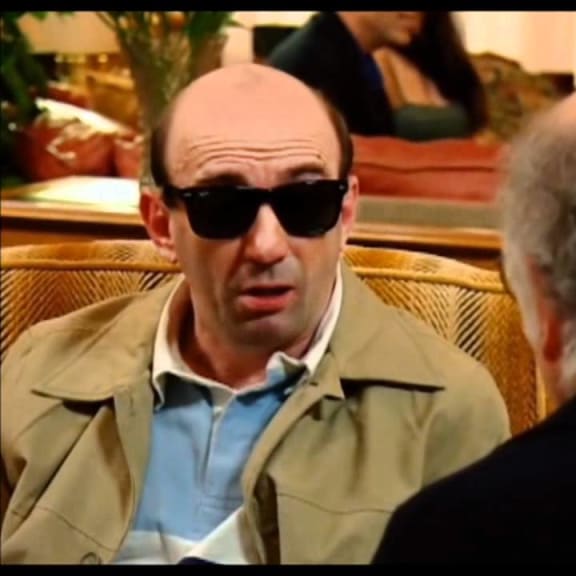 Patrick Kerr as 'Michael, Blind Man' in the American TV series Curb Your Enthusiasm