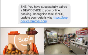 Supie, unmanned grocery store, text scam